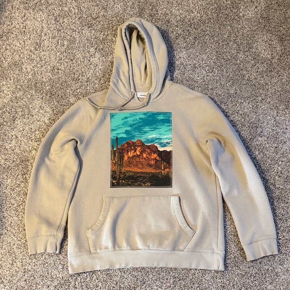 Sonoma Tan Hoodie with Desert Print